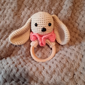 Horgolt nyuszis baba játék  - Meska.hu