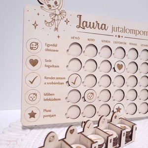 Varázslatos Jutalompont Tábla gyerekeknek - otthon & életmód - babaszoba, gyerekszoba - babaszoba dekoráció - Meska.hu