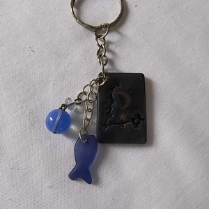 Halak horoszkópos kulcstartó 1  - Meska.hu