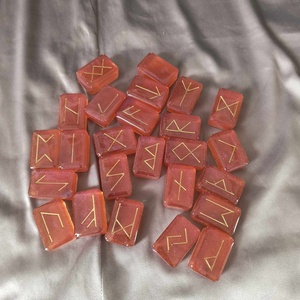 Futhark rúnák, narancs - otthon & életmód - dekoráció - spiritualitás - ásványok - Meska.hu