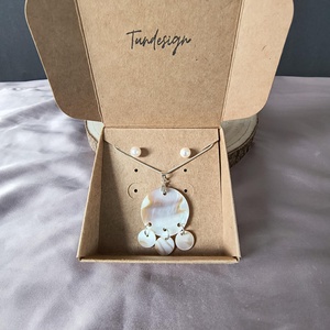 Gyöngyház ékszerszett - ékszer - ékszerszett - Meska.hu