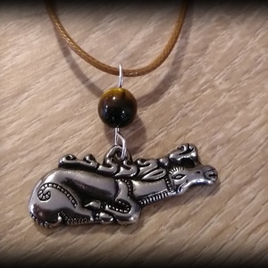 Aranyszarvas-ősi magyar motívum - ékszer - nyaklánc - medál - Meska.hu