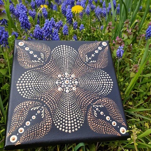 3D mandala bronz és rose gold színekkel - otthon & életmód - dekoráció - Meska.hu
