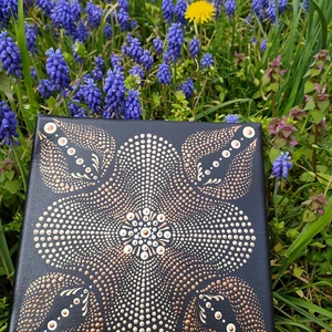 3D mandala bronz és rose gold színekkel - otthon & életmód - dekoráció - Meska.hu