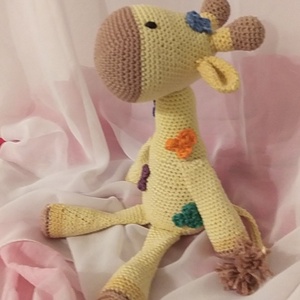 Zsiráf amigurumi, Művészet, Más gyűjtemények, Horgolás, MESKA