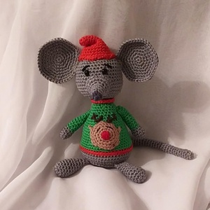 Amigurumi egérke, Játék & Sport, Ovis felszerelés, Egyéb ovis kiegészítő, Horgolás, MESKA