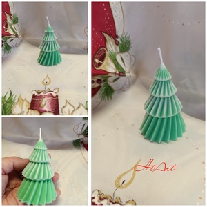 Fenyő szójaviasz gyertya - Meska.hu