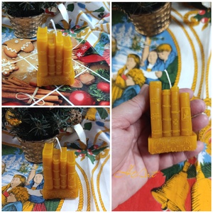 Könyvek méhviasz gyertya  - Meska.hu