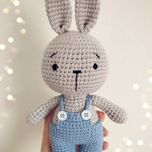 Horgolt öltöztethető nyuszi amigurumi - játék & sport - plüssállat & játékfigura - nyuszi - Meska.hu