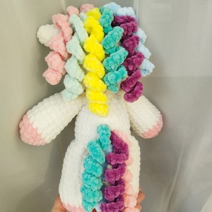Aurora plüss unikornis horgolásminta amigurumi - diy (csináld magad) - szabásminta, útmutató - horgolási minta - Meska.hu