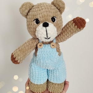 Barni plüss maci horgolásminta amigurumi, DIY (Csináld magad), Szabásminta, útmutató, Horgolás, MESKA