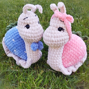 CsupaCsuszka plüss csiga horgolásminta amigurumi - diy (csináld magad) - szabásminta, útmutató - horgolási minta - Meska.hu