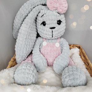 Horgolt nyuszi nyúl amigurumi  - játék & sport - plüssállat & játékfigura - nyuszi - Meska.hu
