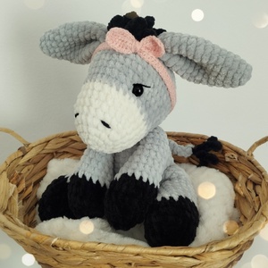 Füles plüss csacsi 2 az 1ben horgolásminta videóval amigurumi  - Meska.hu
