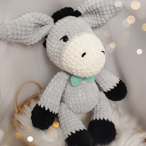 Füles plüss csacsi 2 az 1ben horgolásminta videóval amigurumi  - diy (csináld magad) - szabásminta, útmutató - horgolási minta - Meska.hu