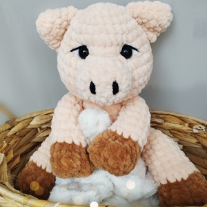 Mazsola plüss malac horgolásminta amigurumi - diy (csináld magad) - szabásminta, útmutató - horgolási minta - Meska.hu
