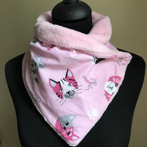  Cicás kislány meleg körsál, sál, gyerek sál, Ruha & Divat, Sál, Sapka, Kendő, Sál, Varrás, MESKA