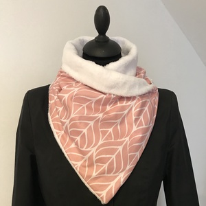  Púder absztrakt mintás meleg körsál, sál - Meska.hu