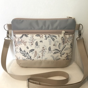 Crossbody apró levél mintás   - Meska.hu