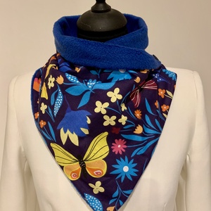 Sál, körsál pillangós-kék  - Meska.hu