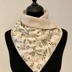  Sál, körsál, apró levél mintás - Meska.hu