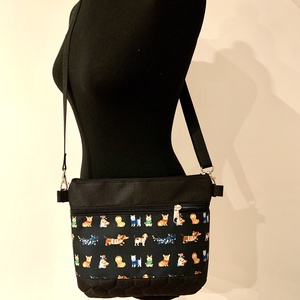 Kutya csapat- crossbody / válltáska/ keresztpántos táska/ oldaltáska - táska & tok - kézitáska & válltáska - vállon átvethető táska - Meska.hu