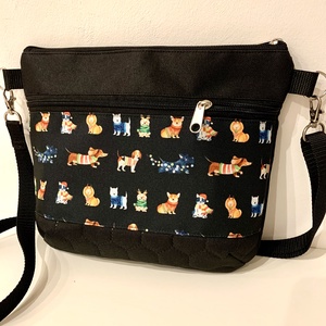 Kutya csapat, crossbody, Táska & Tok, Kézitáska & válltáska, Vállon átvethető táska, Varrás, MESKA