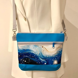 Készleten! Háborgó tenger- crossbody / válltáska/ keresztpántos táska/ oldaltáska - táska & tok - kézitáska & válltáska - vállon átvethető táska - Meska.hu