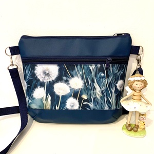 Csodaszép pitypangos crossbody / válltáska/ keresztpántos táska/ oldaltáska - táska & tok - kézitáska & válltáska - vállon átvethető táska - Meska.hu