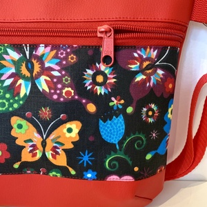 Vidám lepke-virág mintás crossbody / válltáska/ keresztpántos táska/ oldaltáska - táska & tok - kézitáska & válltáska - vállon átvethető táska - Meska.hu