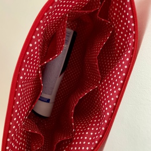 Készleten! Sok zsebes Utazó neszesszer Pipere tároló Textil tároló Táskarendező Pelenkázó neszesszer - táska & tok - neszesszer - Meska.hu