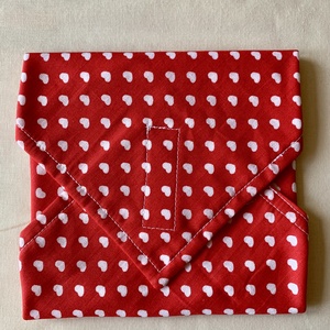 Készletkisöprés! Szív mintás textil, péksütemény, szendvics csomagoló szalvéta  - Meska.hu