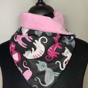 Készleten! Cicás gyerek sál, körsál, kislány sál, Ruha & Divat, Sál, Sapka, Kendő, Sál, Varrás, MESKA