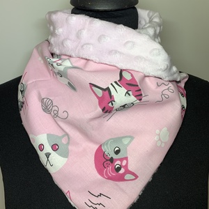 Készleten!  Cicás kislány meleg körsál, sál, gyerek sál, Ruha & Divat, Sál, Sapka, Kendő, Sál, Varrás, MESKA
