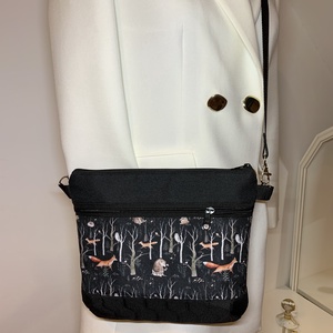 Rókák-erdei állatok-crossbody / válltáska/ keresztpántos táska/ oldaltáska - táska & tok - kézitáska & válltáska - vállon átvethető táska - Meska.hu