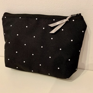 Pöttyös neszesszer, irattartó, pipere tároló, textil tároló, Táska & Tok, Neszesszer, Varrás, Bőrművesség, MESKA