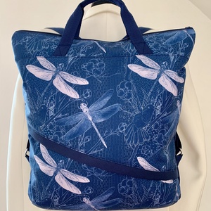  Hátizsák- Szitakötő mintás-Hátitáska-Vízálló - táska & tok - hátizsák - hátizsák - Meska.hu