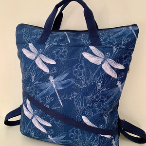  Hátizsák- Szitakötő mintás-Hátitáska-Vízálló, Táska & Tok, Hátizsák, Hátizsák, Varrás, MESKA