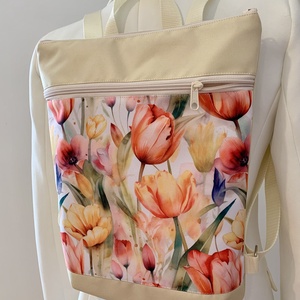  Hátizsák- Csodás tulipános, Hátitáska-Vízálló - Meska.hu