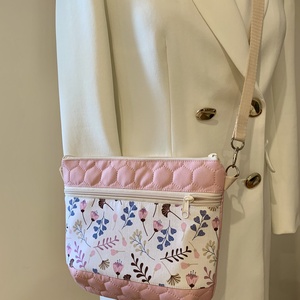 Szépséges ginkgo biloba levél mintás crossbody / válltáska/ keresztpántos táska/ oldaltáska - táska & tok - kézitáska & válltáska - vállon átvethető táska - Meska.hu