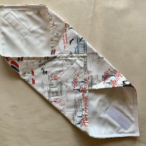 Pincér macskák mintás textil újraszalvéta - tépőzáras újraszalvéta - vízhatlan újraszalvéta - táska & tok - uzsonna- & ebéd tartó - szendvics csomagoló - Meska.hu