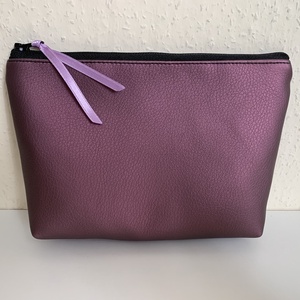 Padlizsán mozaik mintás neszesszer, irattartó, pipere tároló, textil tároló - táska & tok - neszesszer - Meska.hu