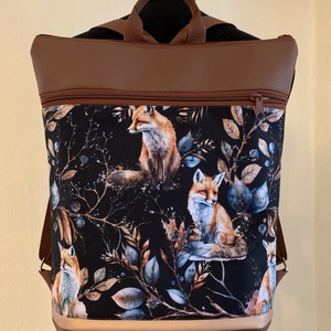  Hátizsák- Róka az éjszakában-Hátitáska-Vízálló - táska & tok - hátizsák - hátizsák - Meska.hu