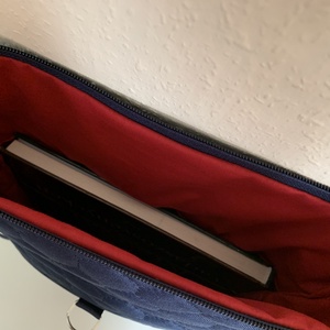 Rolltop őszi színű geometriai mintás-Vízálló-Hátizsák-Hátitáska  - táska & tok - hátizsák - roll top hátizsák - Meska.hu