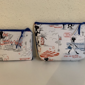 Neszesszerek rendelésre Pipere tároló Textil tároló Pelenkázó neszesszer-Francia stílusú fekete párduc mintás - Meska.hu