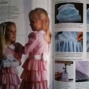 Gyerekruha varrás - ruha gyerek könyv minta leírás - kellékek & szerszámok - könyv, újság - használt könyv - Meska.hu