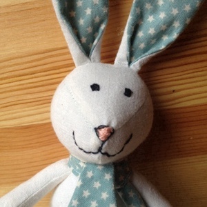 csillagos fülű nyulacska - játék & sport - plüssállat & játékfigura - nyuszi - Meska.hu