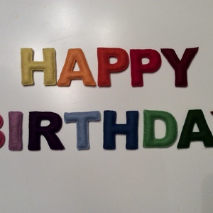 Happy Birthday felirat -  - Meska.hu