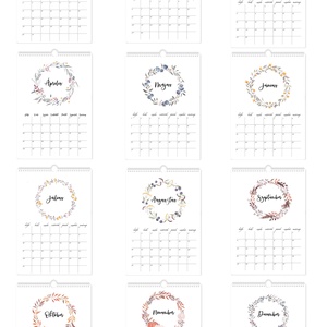 2023-as falinaptár - otthon & életmód - dekoráció - fali és függő dekoráció - falinaptár & öröknaptár - Meska.hu