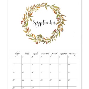 2026 falinaptár - otthon & életmód - dekoráció - fali és függő dekoráció - falinaptár & öröknaptár - Meska.hu